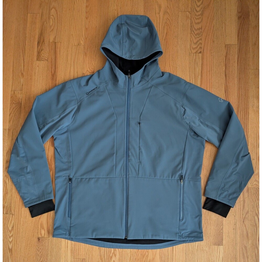 Sunice Men's Performance Hooded Jacket in Slate Blue